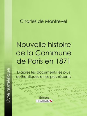cover image of Nouvelle histoire de la Commune de Paris en 1871